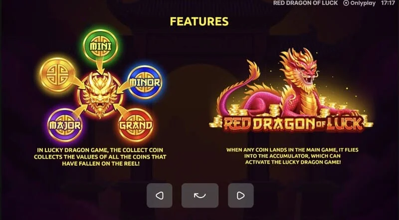 Red Dragon of Luck - Jackpots Mini, Minor, Major et Grand
